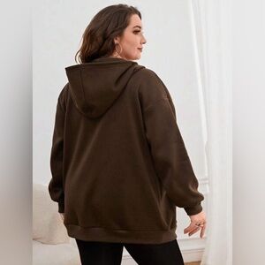 Baggy/oversized zip up hoodie from SHEIN. Soft on the inside